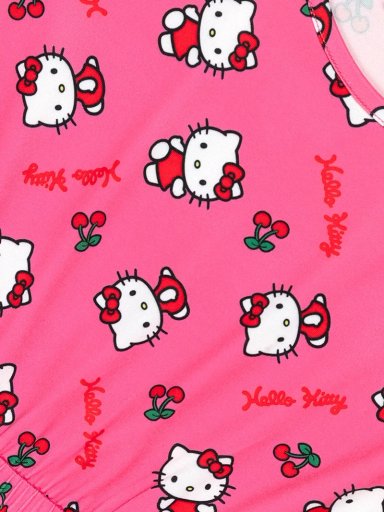 VESTIDO NIÑA HELLO KITTY CHICLE BA0121R - 3