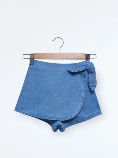 FALDA NIÑA HARVEST NUDO DENIM