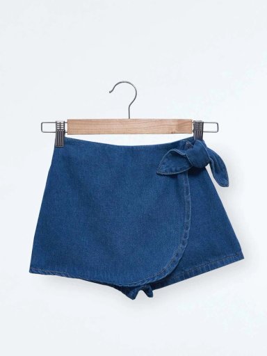 FALDA NIÑA HARVEST NUDO DENIM