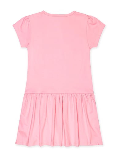 VESTIDO CORTO ALGODÓN NIÑA HELLO KITTY ROSADO - 2