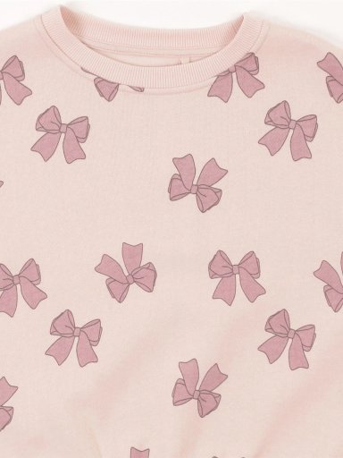 POLERA CON CAPUCHA FRANELA FULL PRINT NIÑA HARVEST - 3