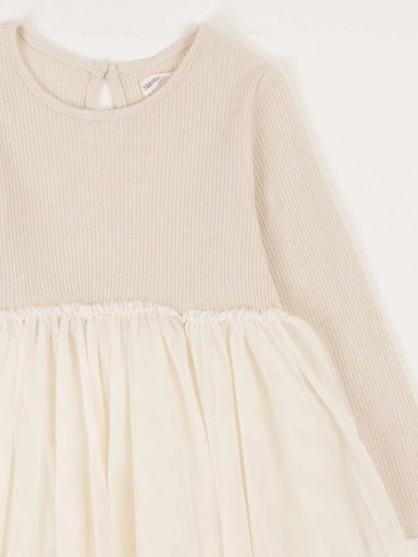 VESTIDO CORTO CON FALDA DE TUL NIÑA HARVEST - 3