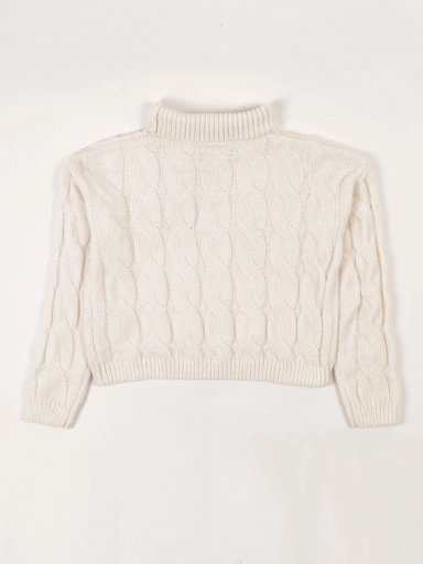 CHOMPA CUELLO ALTO CHENILLE NIÑA INDEX - 2