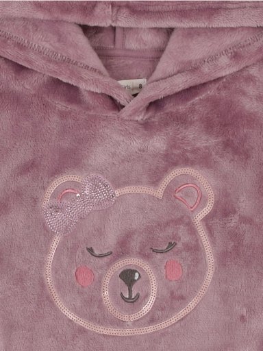 POLERA CORAL FLEECE BORDADO  NIÑA HARVEST - 3