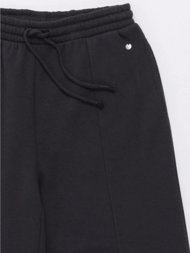 PANTALON DE BUZO LUCKY WIDE LEG FRANELA NIÑA INDEX - 3