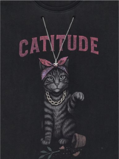 POLO CATITUDE MANGA CORTA NIÑA INDEX - 3