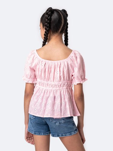 BLUSA MANGA CORTA NIÑA PIONIER NASLHY - 2