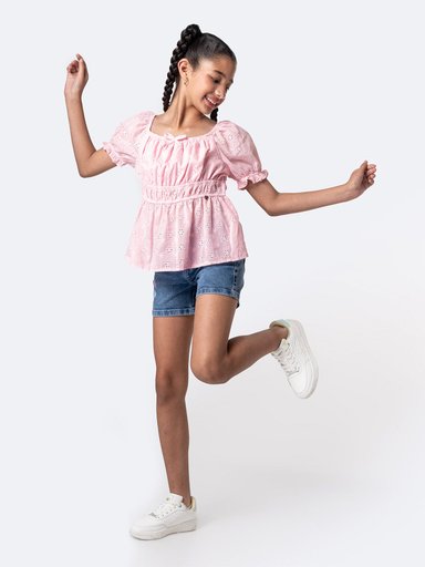 BLUSA MANGA CORTA NIÑA PIONIER NASLHY - 5