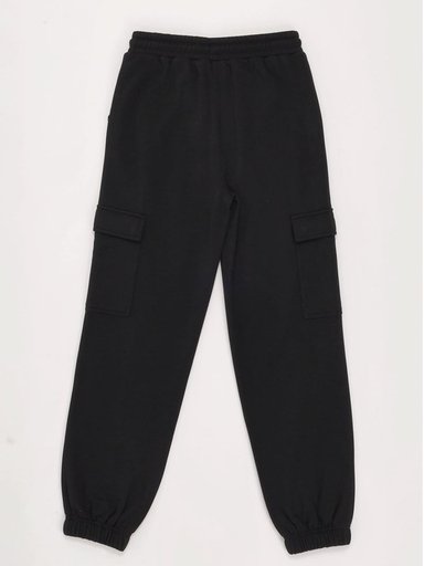 PANTALON DE BUZO CARGO FRANELA NIÑA INDEX - 2