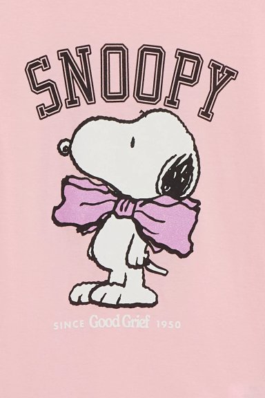 POLO MANGA CORTA NIÑA TEEN SNOOPY BOW - 3