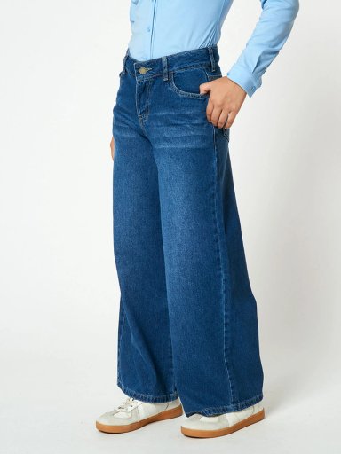 JEAN WIDE LEG NIÑA BLUES BY MILK PAGLIA - 2