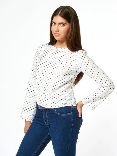 BLUSA MANGA LARGA NIÑA BLUES BY MILK FLEUR - 2