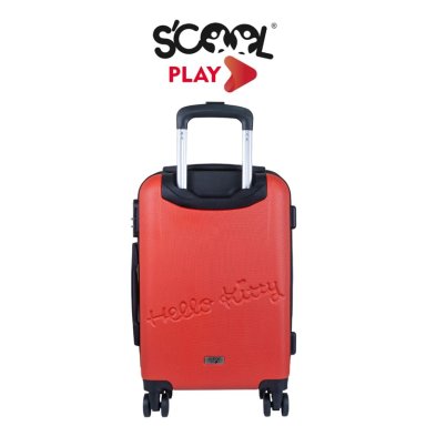 MALETA DE CABINA SCOOL PLAY HELLO KITTY ROJA - 4