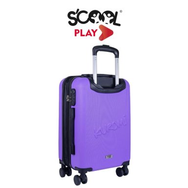 SET MALETA DE CABINA + MALETIN MULTIUSOS SCOOL PLAY KUROMI MORADA - 4