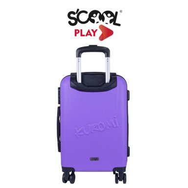 SET MALETA DE CABINA + MALETIN MULTIUSOS SCOOL PLAY KUROMI MORADA - 5