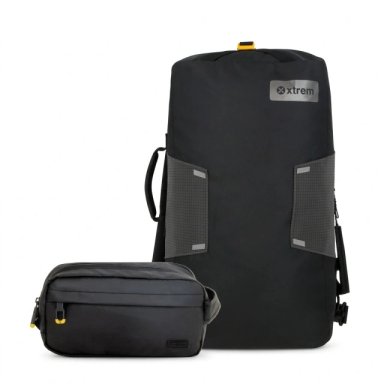 PACK XTREM: MOCHILA MALETÍN VIAJERA NEGRA MOUNTAIN + NECESER VOYAGER - 2