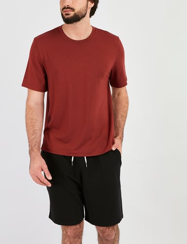 PIJAMA SHORT HOMBRE IN BLOOM NEGRO - 3