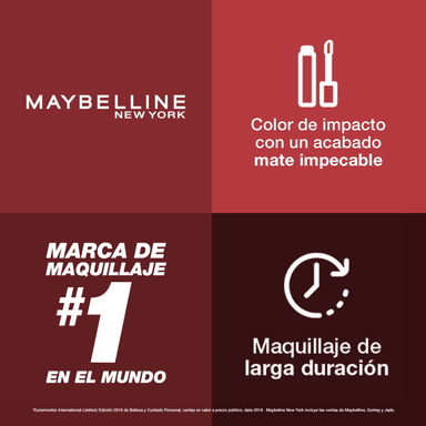 LABIAL MAYBELLINE LÍQUIDO NY MATTE INK VOYAGER - 5