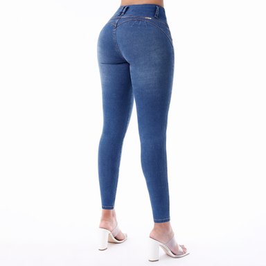 JEANS SKINNY MUJER KANSAS CELESTE 011626B - 3