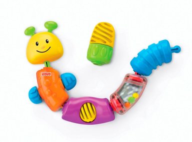 JUGUETE FISHER PRICE BRILLIANT BASICS ORUGA CADENA COLORES W9834 - 7