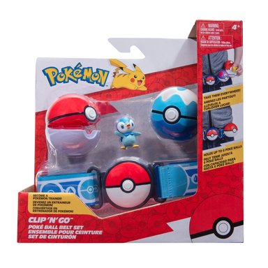 SET DE CINTURON CON POKEBOLA Y FIGURA POKEMON - MODELO ALEATORIO - 2