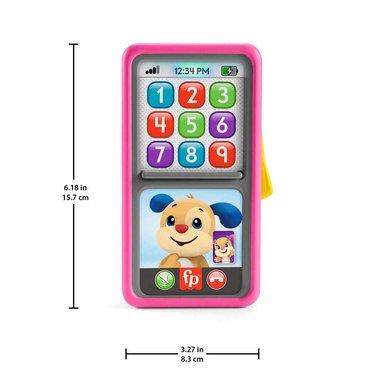 MUÑECA FISHER-PRICE HNM82 SMARTPHONE DELUXE APRENDIZAJE ROSA RIE Y APRENDE - 3