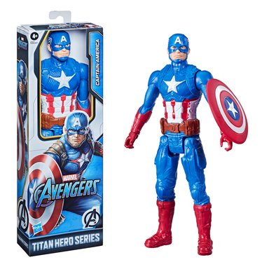 FIGURA ACCIÓN MARVEL JUGUETE AVENGERS TITAN HERO FIGURE CAPTAIN AMERICA - 3