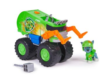 VEHÍCULO PAW PATROL TEMATICO RESCUE WHEELS ROCKY - 1