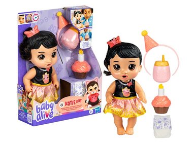 MUÑECA BABY ALIVE FIESTA DE CUMPLEAÑOS KATIE KAT - 1