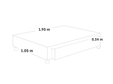 CAMA BOX TARIMA FUNCIONAL PARAÍSO DIVÁN 1.5 PLAZAS MADERA SELECTA - 4
