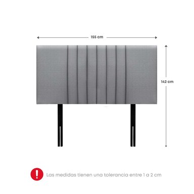 CABECERA RIZZOLI SPRING QUEEN PLATA - 2