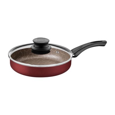 SARTÉN TRAMONTINA PARIS ANTIADHERENTE ALUMINIO ROJO 24 CM - 1