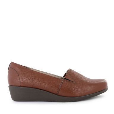 ZAPATOS CASUALES SLIP ON MUJER ECCO CUERO NATURAL CASTAÑO 1006749 LETICIA11 - 3