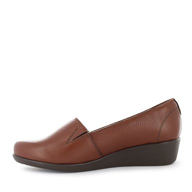 ZAPATOS CASUALES SLIP ON MUJER ECCO CUERO NATURAL CASTAÑO 1006749 LETICIA11 - 5