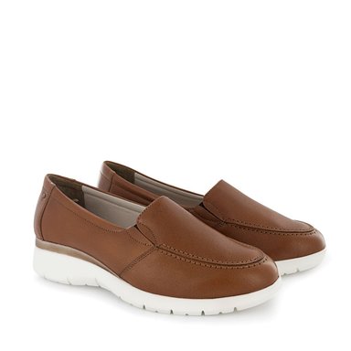 ZAPATOS CASUALES SLIP ON MUJER ECCO CUERO NATURAL 1006757 ASTOR08 - 5