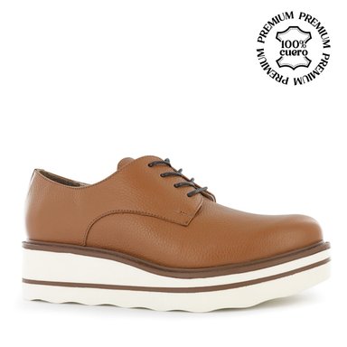 ZAPATOS MUJER ECCO CUERO NATURAL CANELA 1006826 PASADOR LUANNA03 - 1