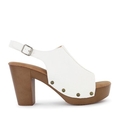 SANDALIAS MUJER IMPULS BLANCO ABI03 CON TACO - 2