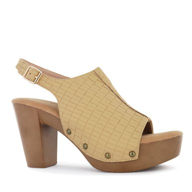 SANDALIAS MUJER IMPULS NUDE ABI03 CON TACO - 1