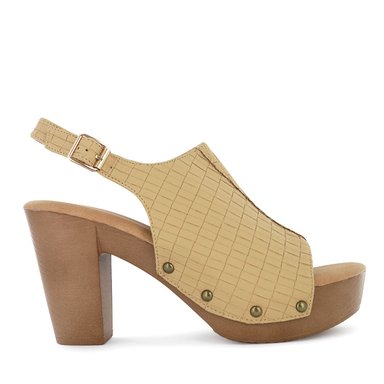 SANDALIAS MUJER IMPULS NUDE ABI03 CON TACO - 2