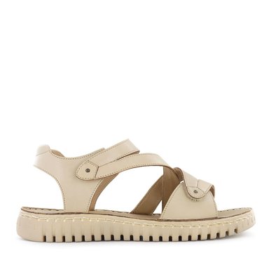 SANDALIAS MUJER ECCO CUERO HUESO RITA02 - 2