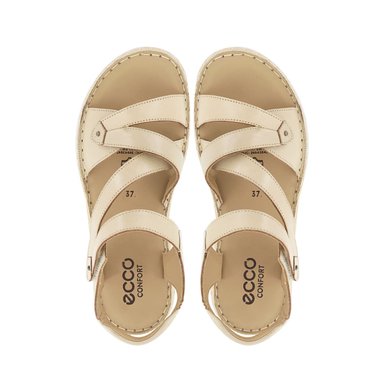 SANDALIAS MUJER ECCO CUERO HUESO RITA02 - 5