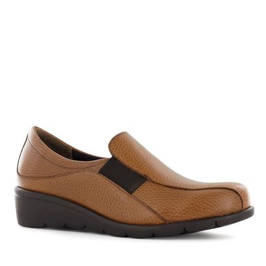 ZAPATOS SLIP ON MUJER ECCO FLEXXI13 TOFFEE CUERO NATURAL - 1