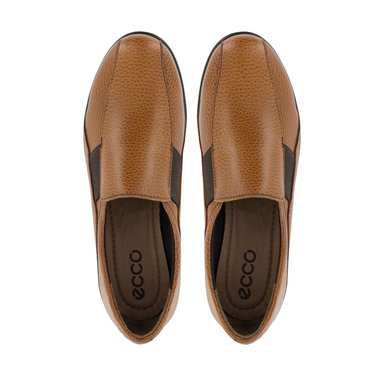 ZAPATOS SLIP ON MUJER ECCO FLEXXI13 TOFFEE CUERO NATURAL - 5