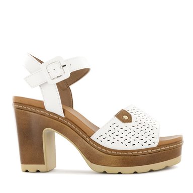 SANDALIAS CON TACO IMPULS MUJER ARIANA08 BLANCO - 2