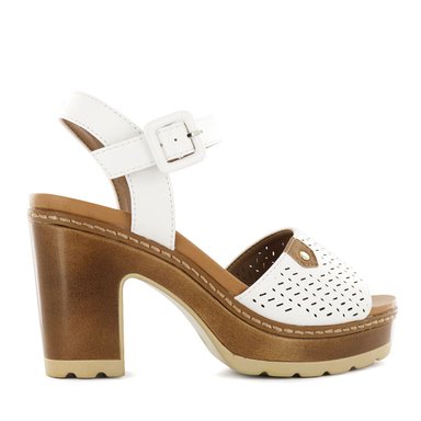 SANDALIAS CON TACO IMPULS MUJER ARIANA08 BLANCO - 3