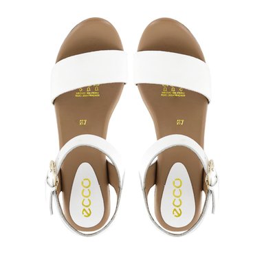SANDALIA ECCO CUERO MUJER SELINA02 BLANCO - 5
