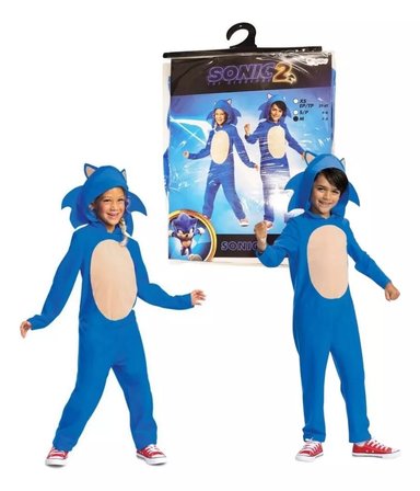 DISFRAZ SONIC 2 DISGUISE TALLA S 4-6 - 2