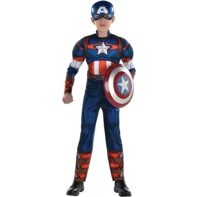 CAPITAN AMERICA PARTY CITY NIÑOS TALLA S (4T-6T) - 2