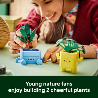 LEGO FLORES 10349 BOTANICALS PLANTAS FELICES ARTIFICIAL JUGUETE DE CONSTRUCCIÓN 217 PZS - 4