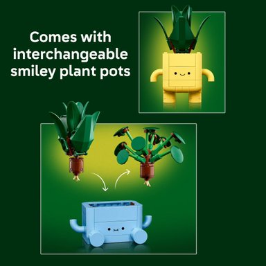 LEGO FLORES 10349 BOTANICALS PLANTAS FELICES ARTIFICIAL JUGUETE DE CONSTRUCCIÓN 217 PZS - 6
